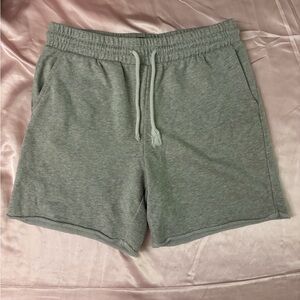 H&M Men's Light Gray Athletic Drawstring Shorts